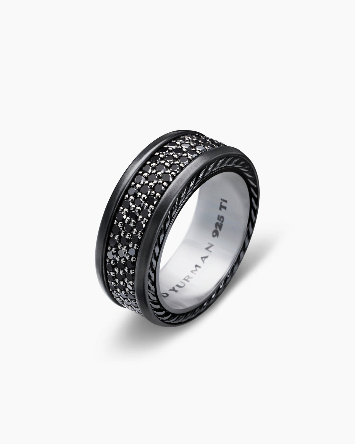 David Yurman Streamline Pavé Three Row Band Ring David Yurman Men’s