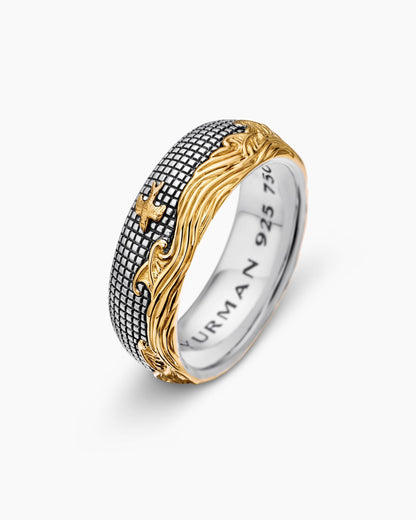 David Yurman Waves Band Ring David Yurman Men’s