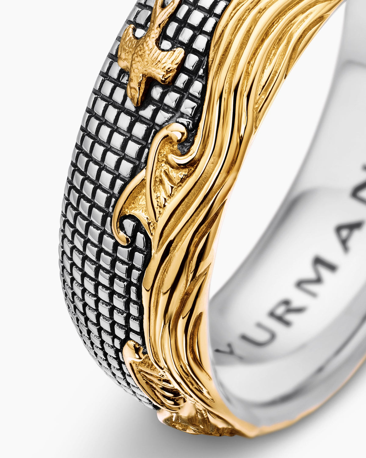 David Yurman Waves Band Ring David Yurman Men’s