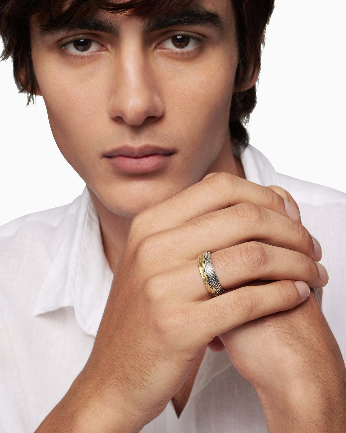 David Yurman Waves Band Ring David Yurman Men’s
