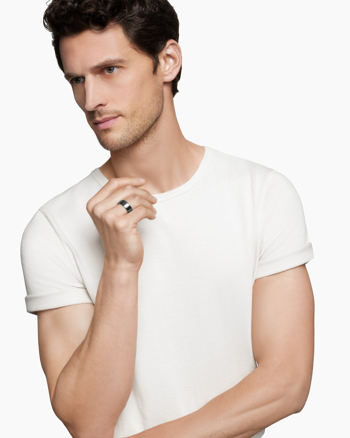 David Yurman Streamline Beveled Band Ring David Yurman Men’s|Wedding
