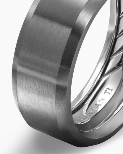 David Yurman Streamline Beveled Band Ring David Yurman Men’s|Wedding