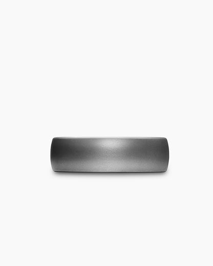 David Yurman Mens Streamline Band Ring in Anthracite Titanium, 7.6mm David Yurman Men’s|Wedding