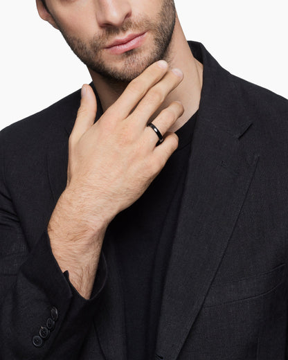 David Yurman DY Classic Band Ring David Yurman Men’s|Wedding
