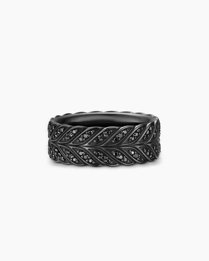 David Yurman Chevron Pavé Band Ring David Yurman Men’s