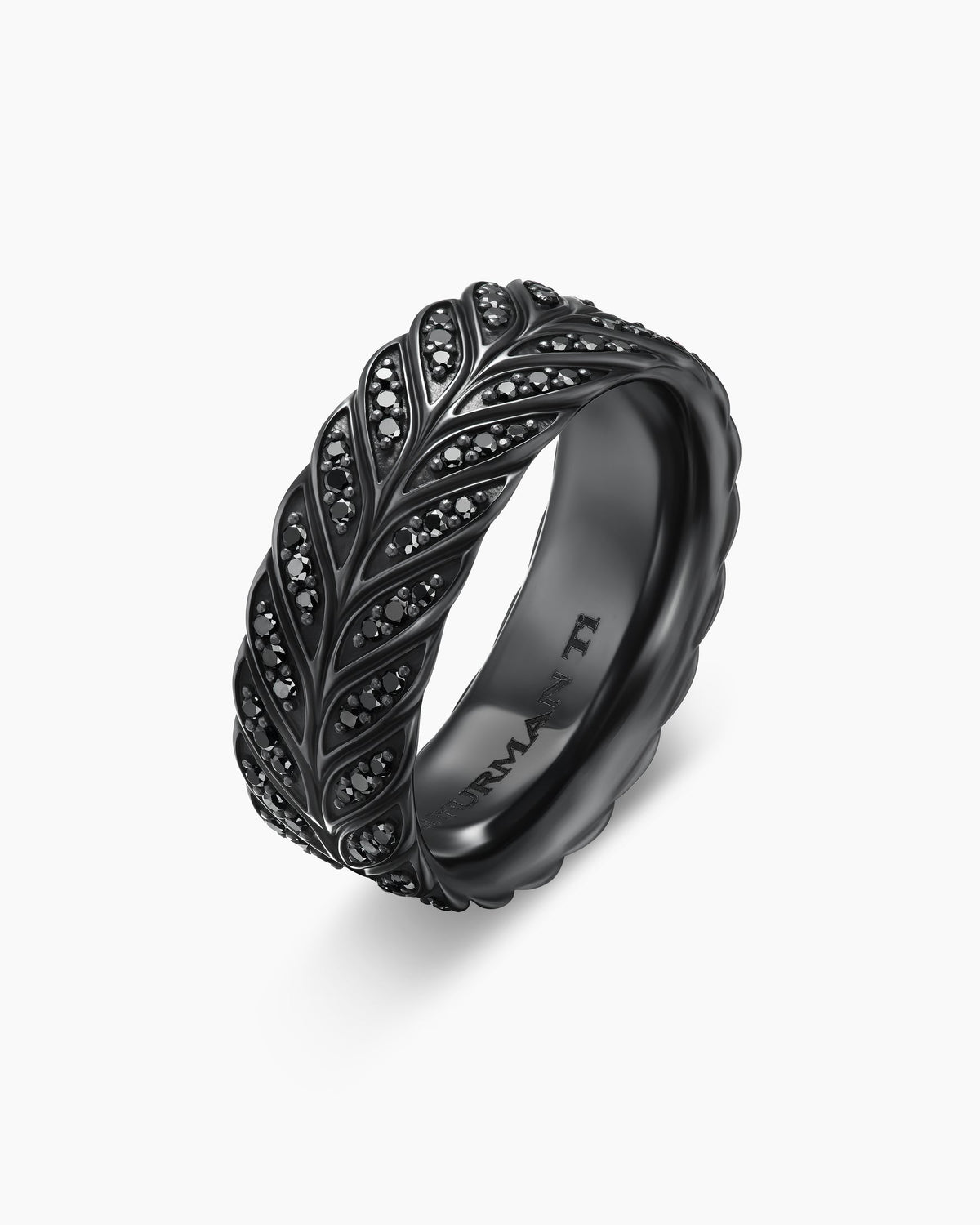 David Yurman Chevron Pavé Band Ring David Yurman Men’s