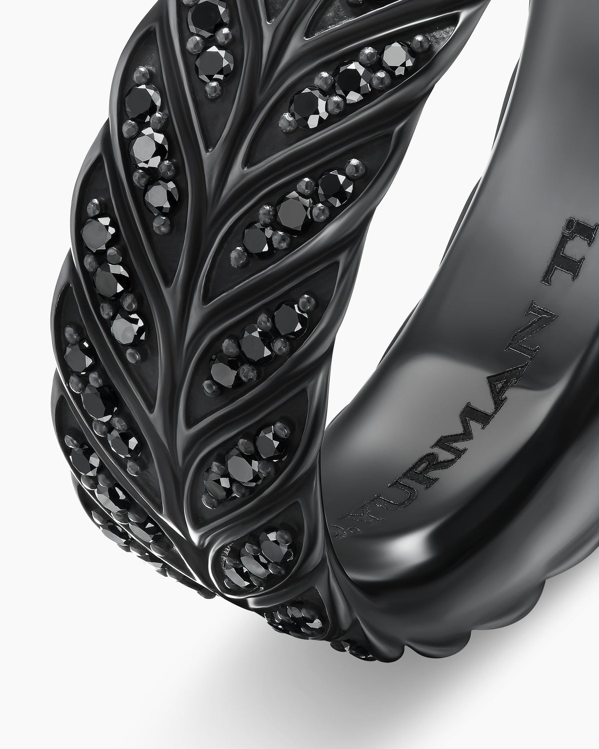 David Yurman Chevron Pavé Band Ring David Yurman Men’s