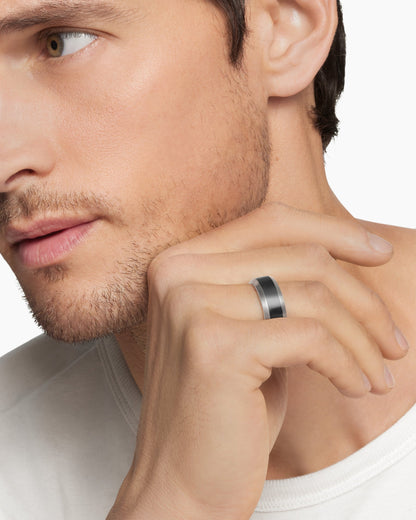 David Yurman Beveled Band Ring David Yurman Men’s|Wedding