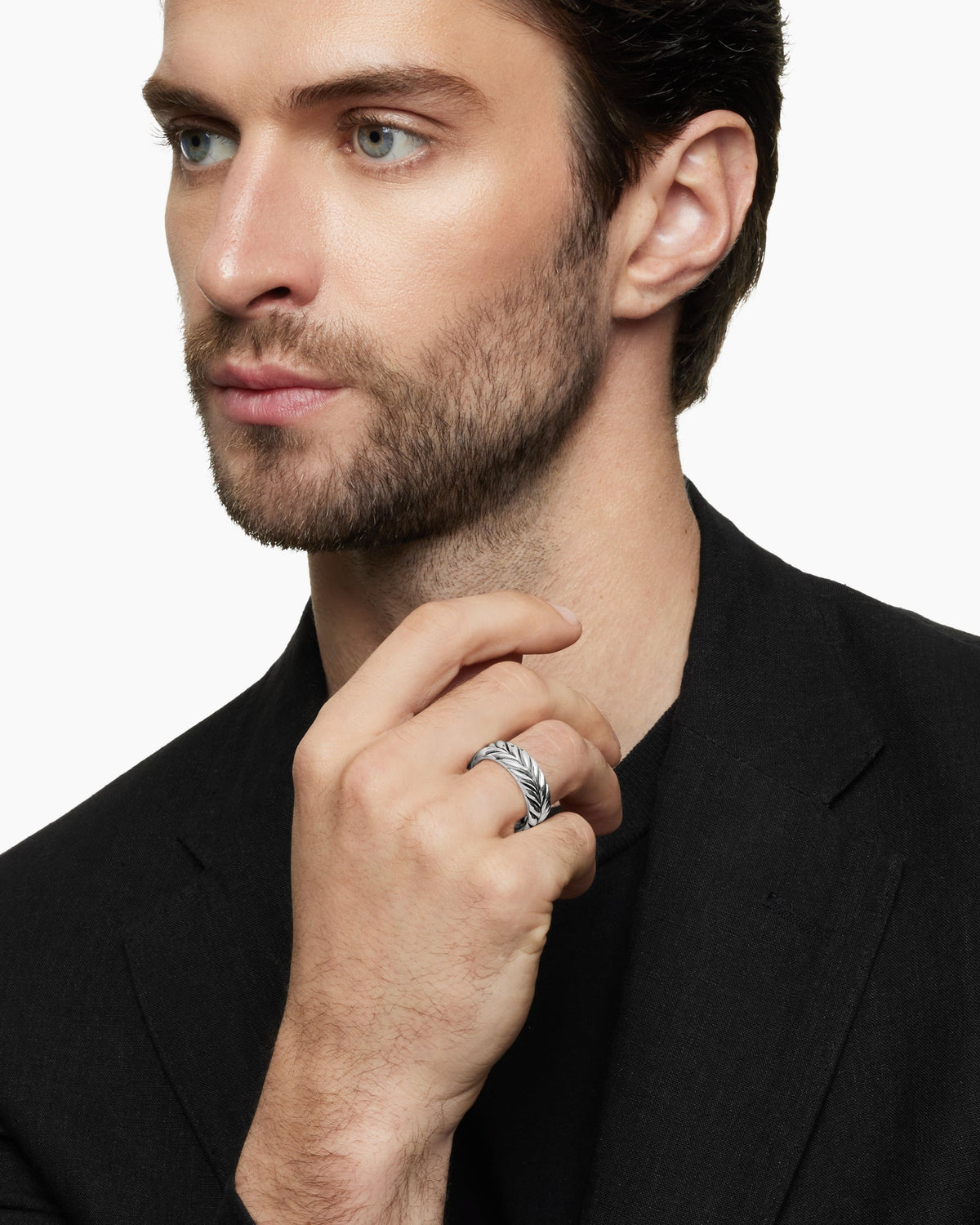 David Yurman Chevron Band Ring David Yurman Men’s