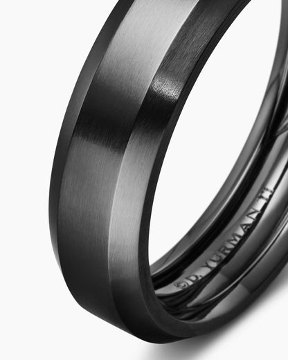 David Yurman Beveled Band Ring David Yurman Men’s|Wedding