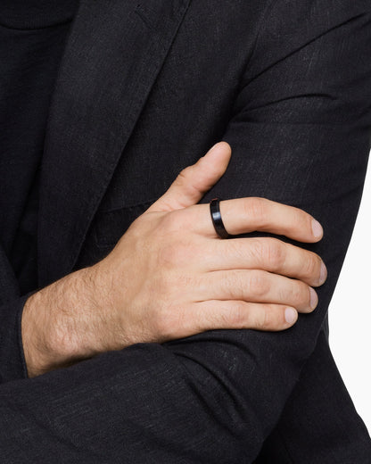 David Yurman Beveled Band Ring David Yurman Men’s|Wedding
