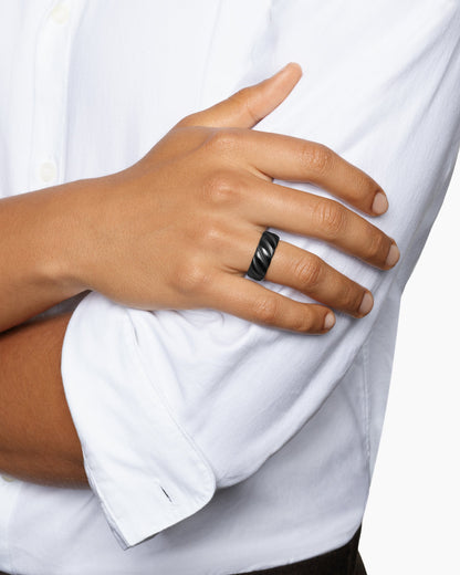 David Yurman Sculpted Cable Band Ring David Yurman Men’s