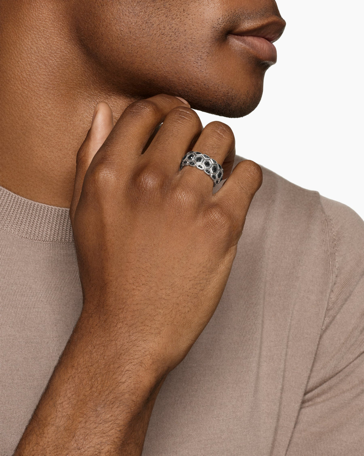 David Yurman Hex Stack Ring David Yurman Men’s