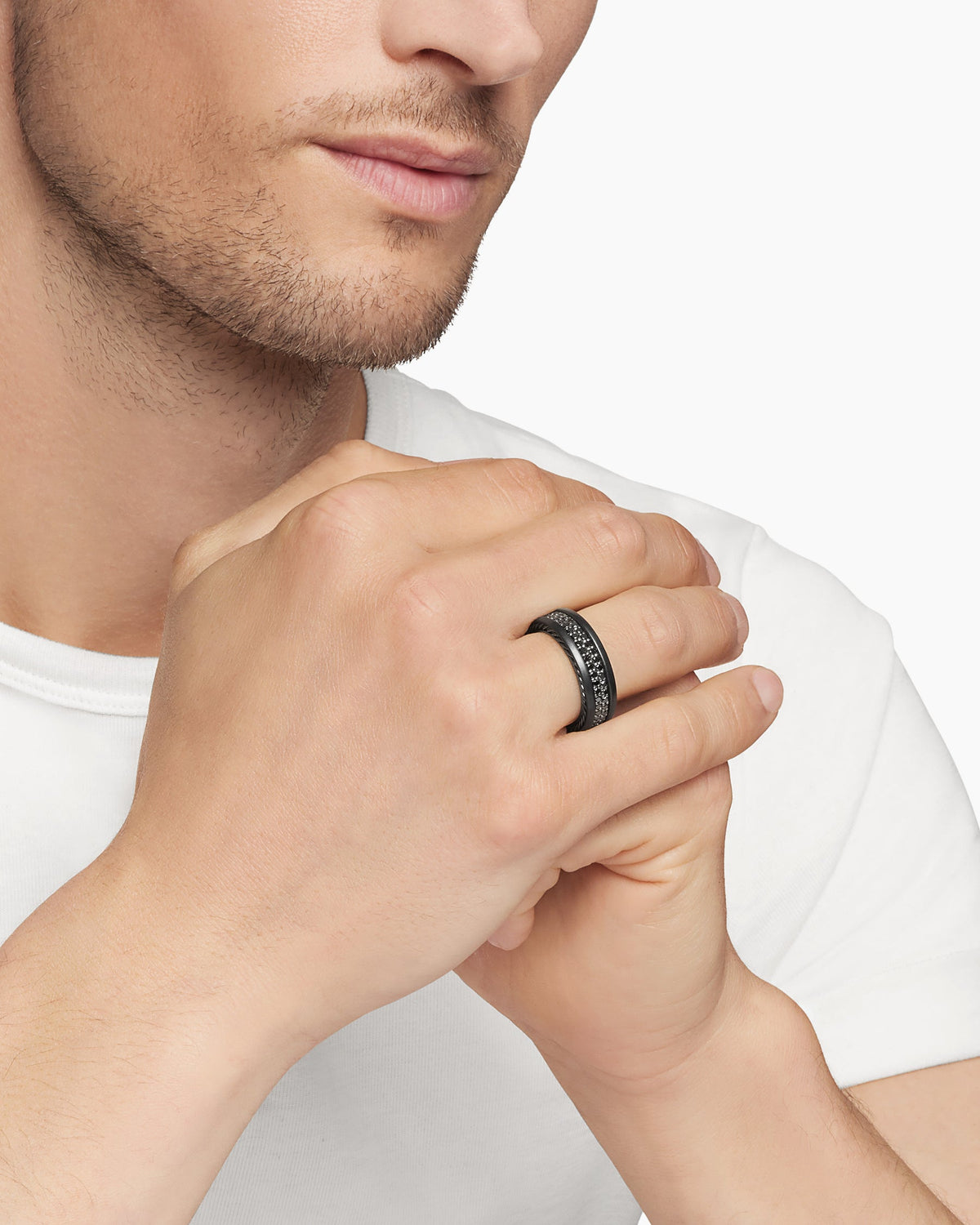 David Yurman Streamline Two Row Band Ring David Yurman Men’s
