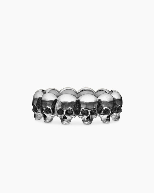 David Yurman Memento Mori Skull Band Ring David Yurman Men’s