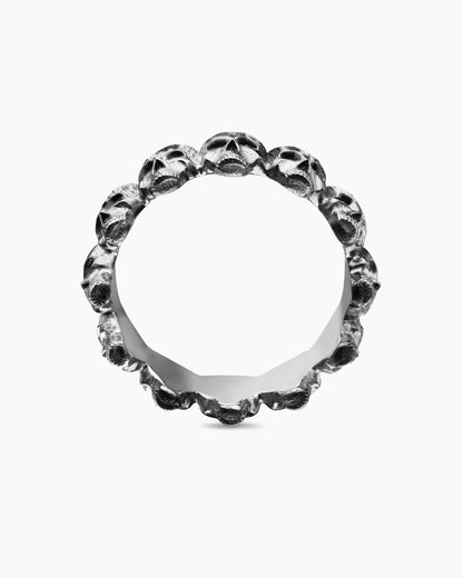 David Yurman Memento Mori Skull Band Ring David Yurman Men’s