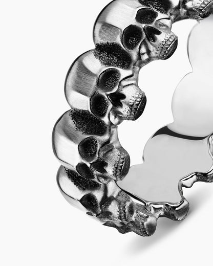 David Yurman Memento Mori Skull Band Ring David Yurman Men’s