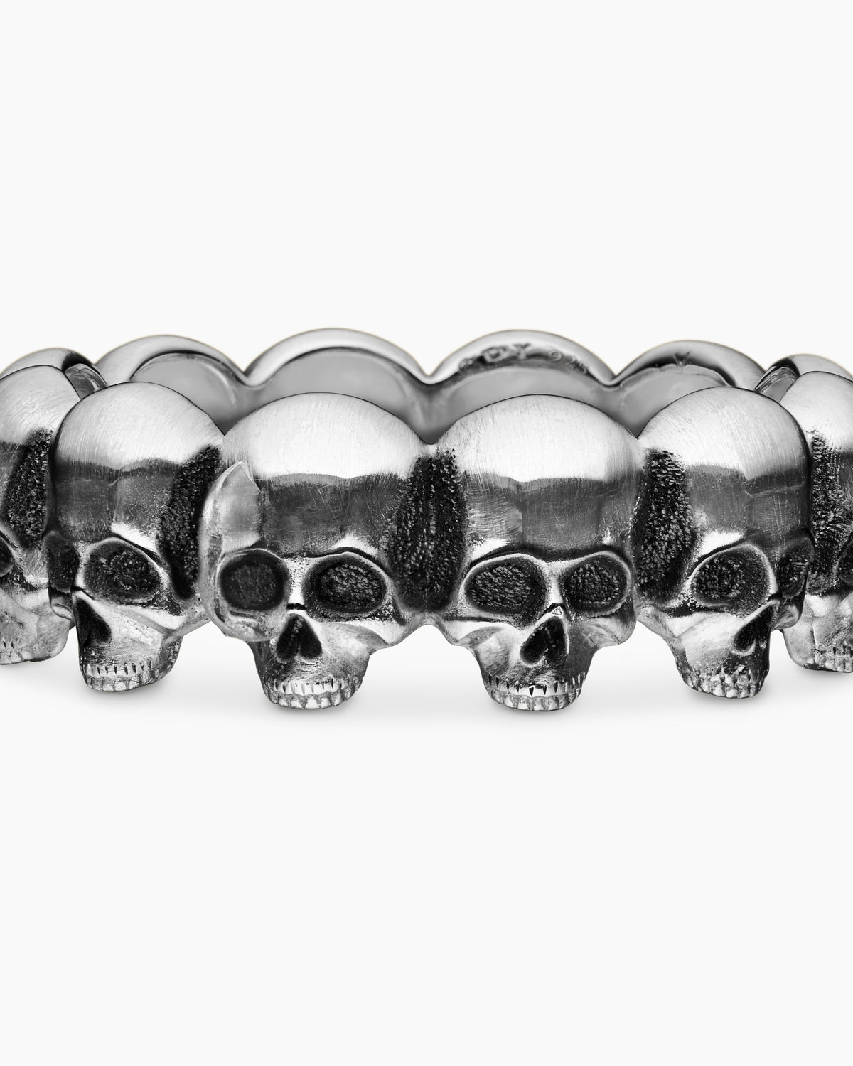 David Yurman Memento Mori Skull Band Ring David Yurman Men’s