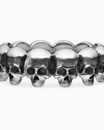 David Yurman Memento Mori Skull Band Ring David Yurman Men’s