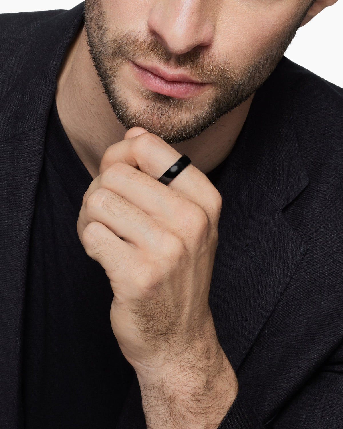 David Yurman DY Classic Band Ring David Yurman Men’s|Wedding