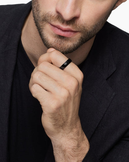 David Yurman DY Classic Band Ring David Yurman Men’s|Wedding