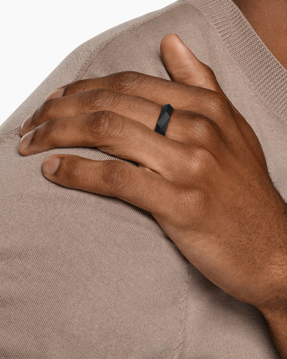David Yurman Faceted Band Ring David Yurman Men’s