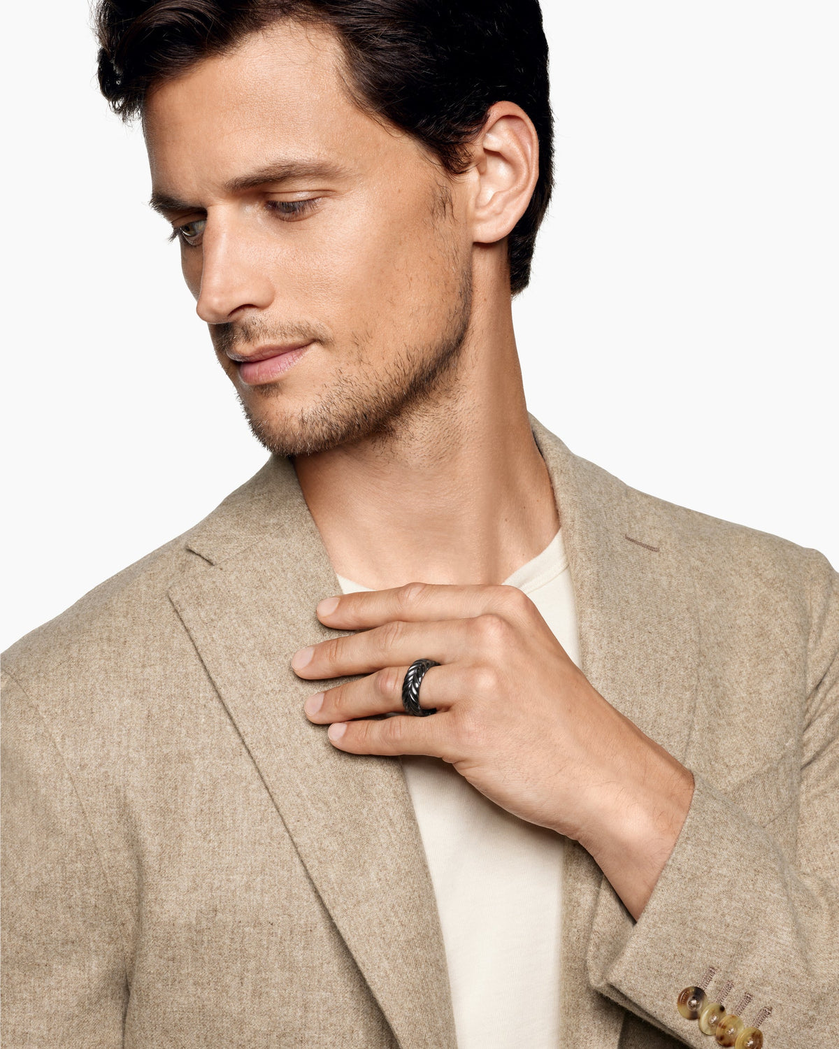 David Yurman Chevron Band Ring David Yurman Men’s