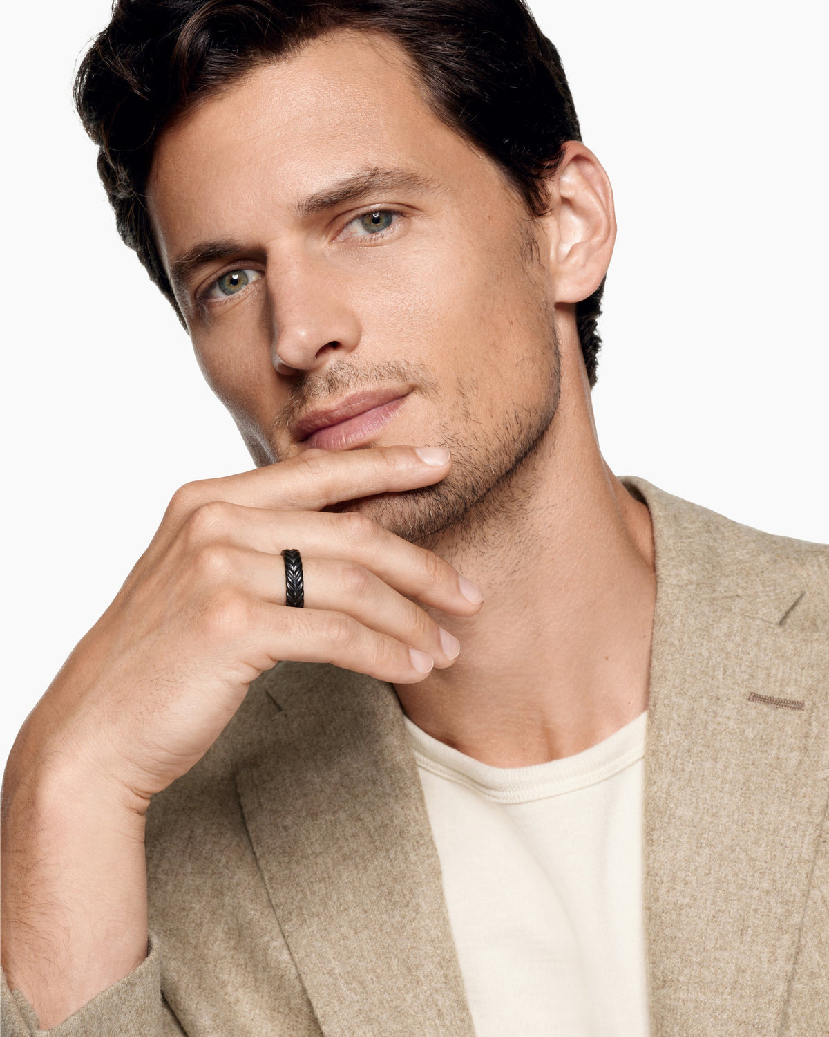 David Yurman Chevron Band Ring David Yurman Men’s