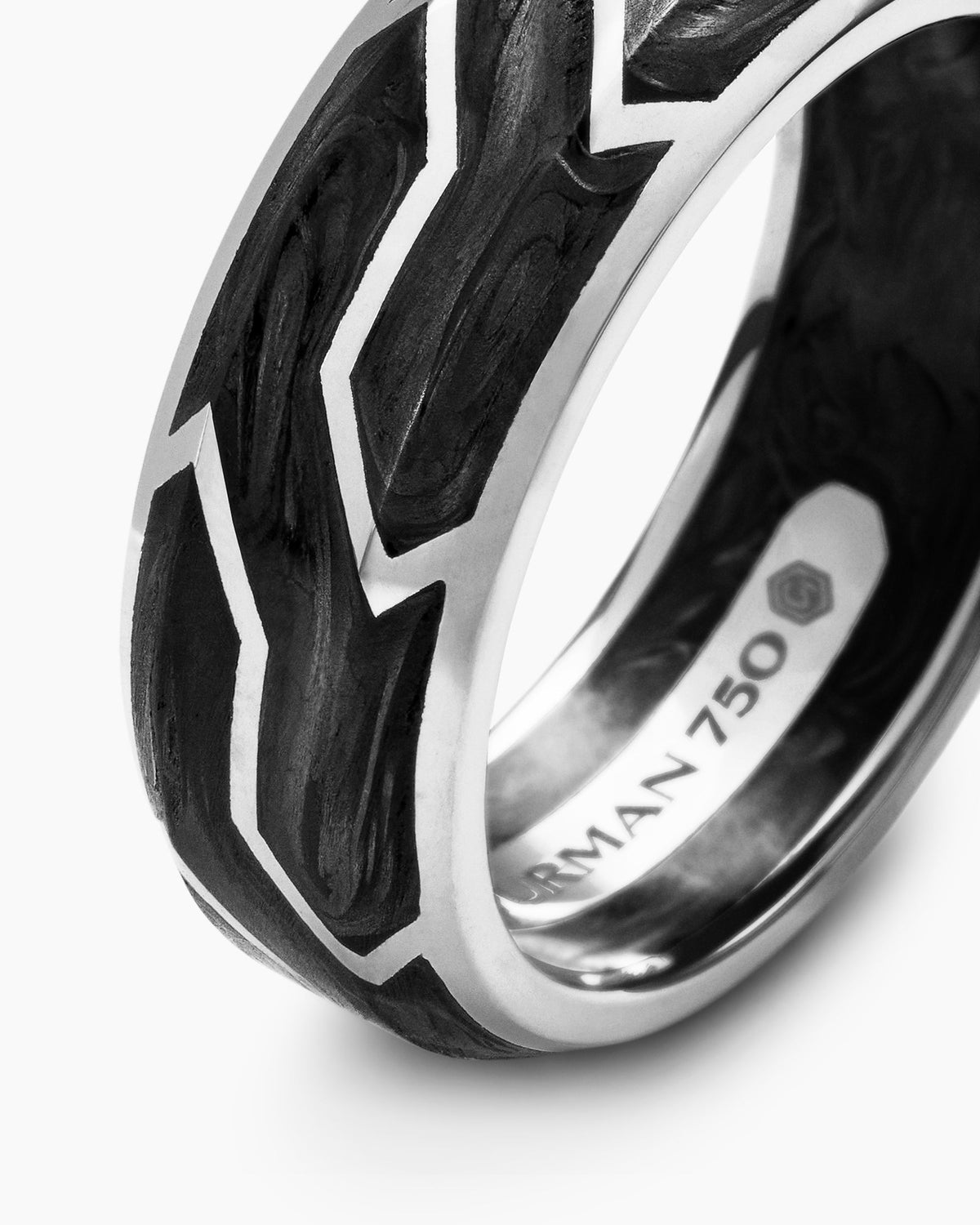 David Yurman Forged Carbon Band Ring David Yurman Men’s|Wedding