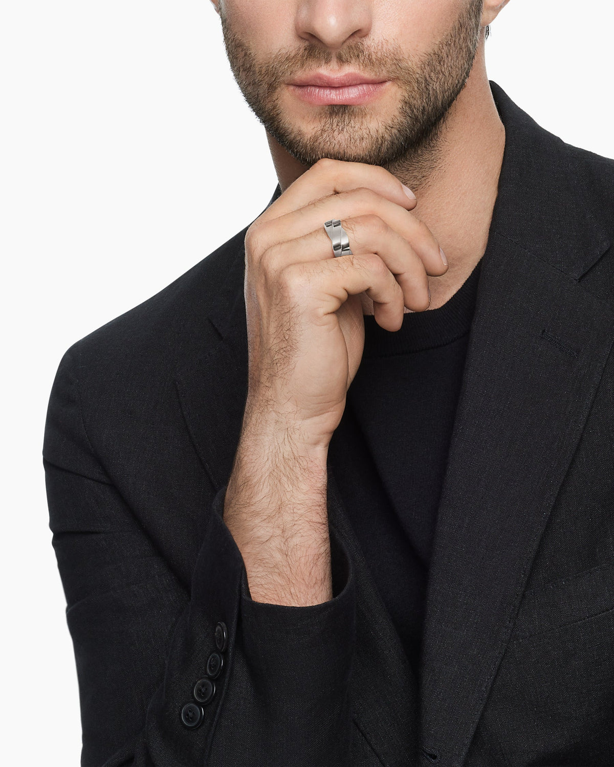 David Yurman DY Helios™ Band Ring David Yurman Men’s|Wedding