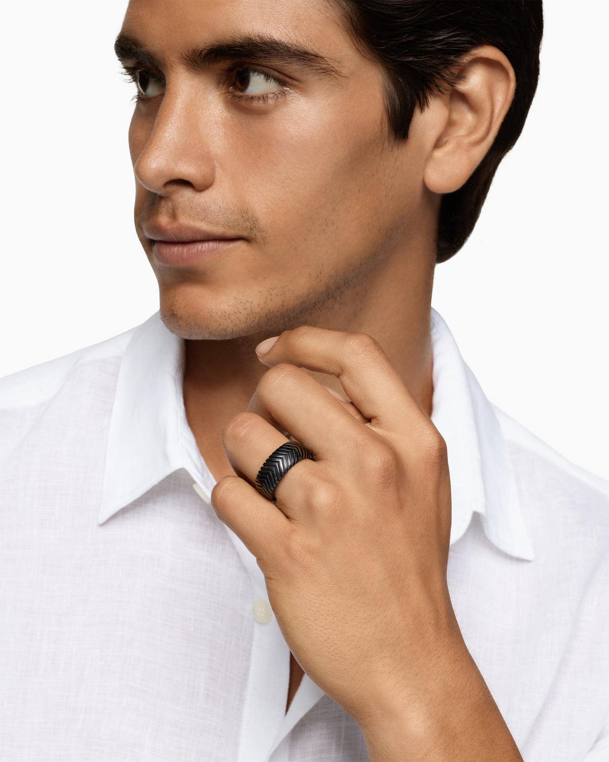 David Yurman Chevron Band Ring David Yurman Men’s
