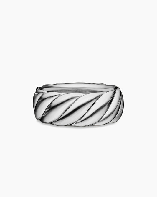 David Yurman Sculpted Cable Contour Band Ring David Yurman Men’s