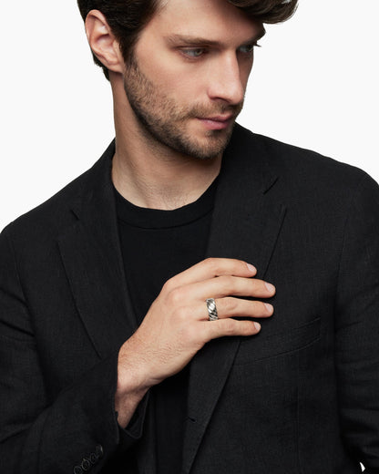 David Yurman Sculpted Cable Contour Band Ring David Yurman Men’s