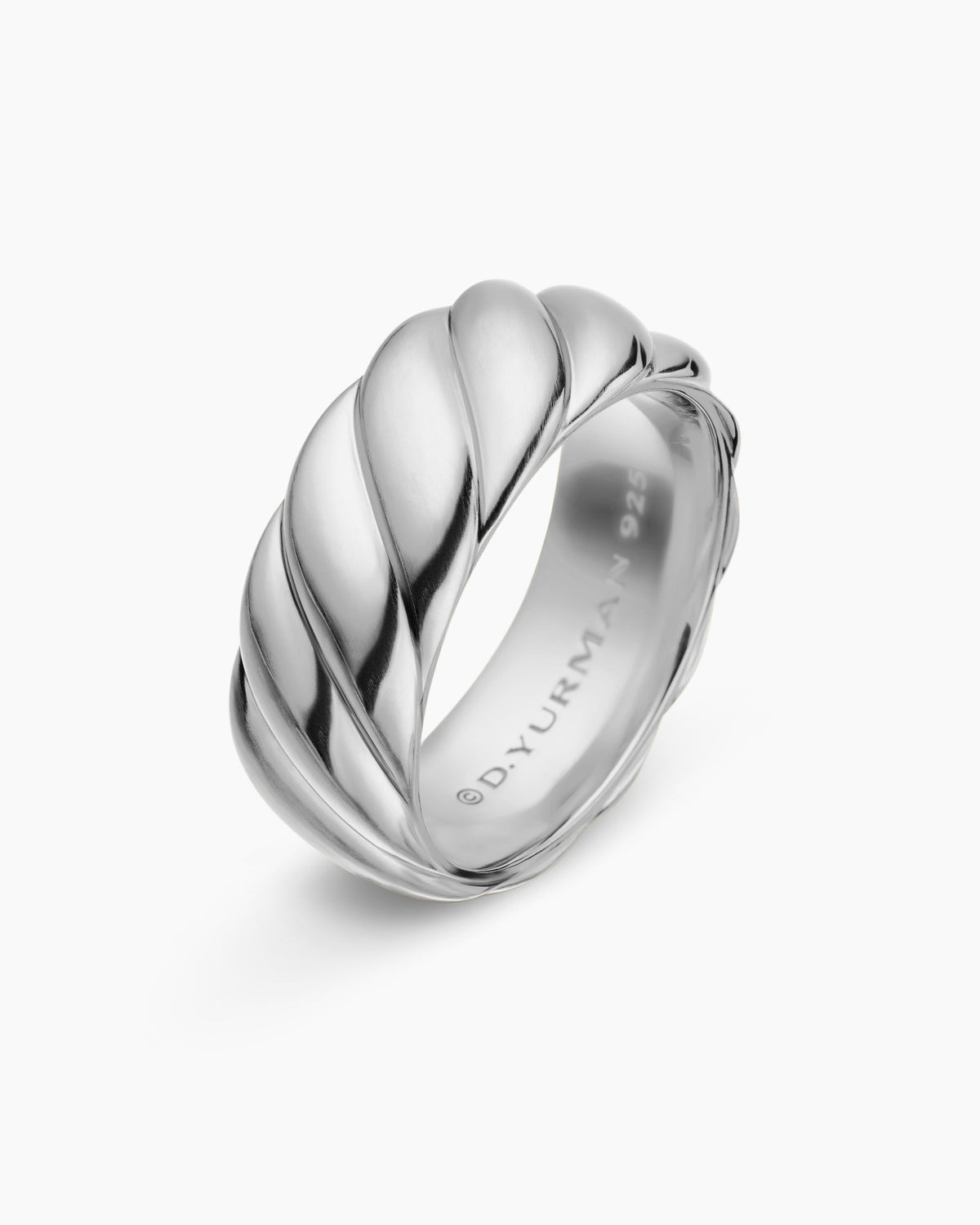 David Yurman Sculpted Cable Contour Band Ring David Yurman Men’s