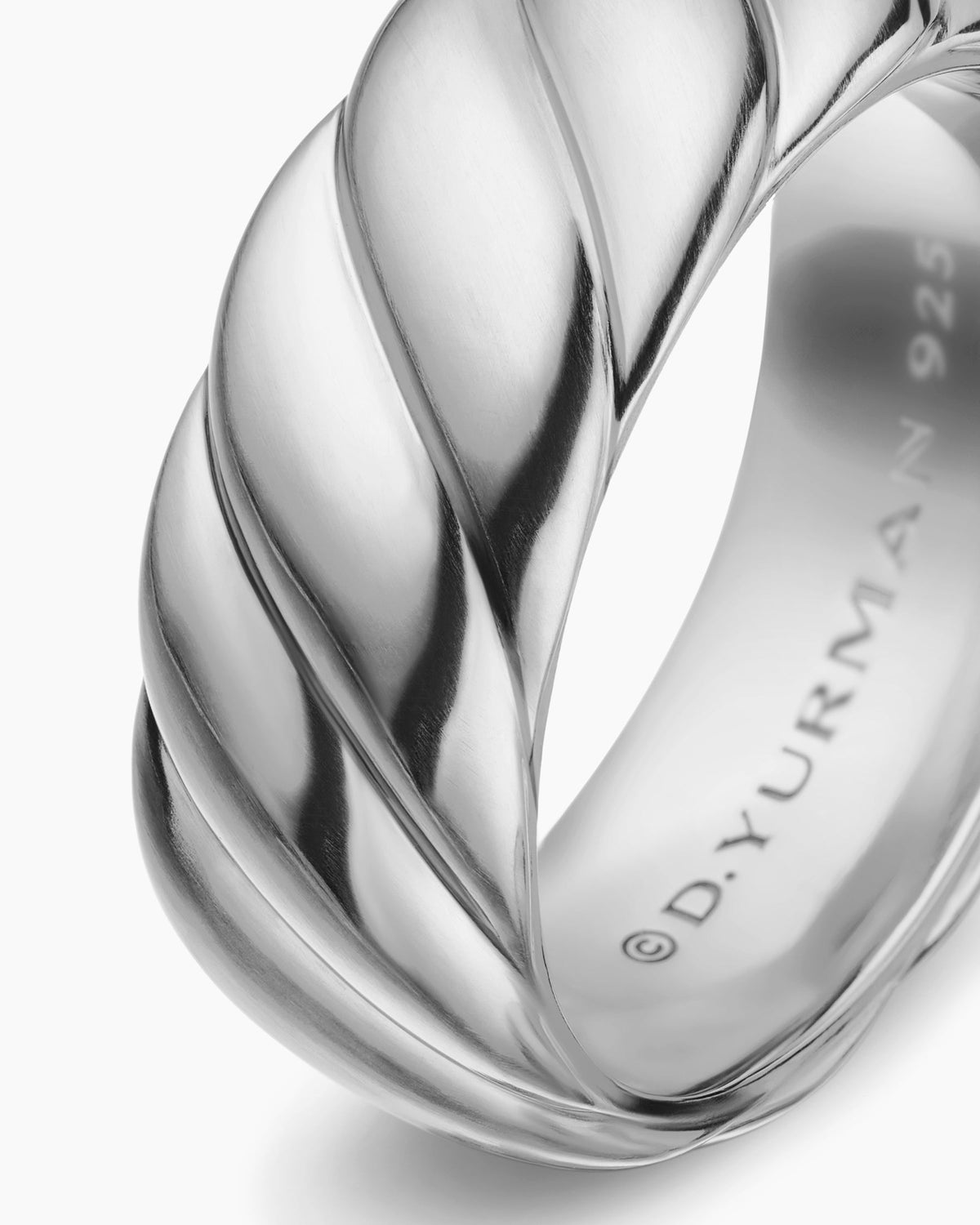 David Yurman Sculpted Cable Contour Band Ring David Yurman Men’s