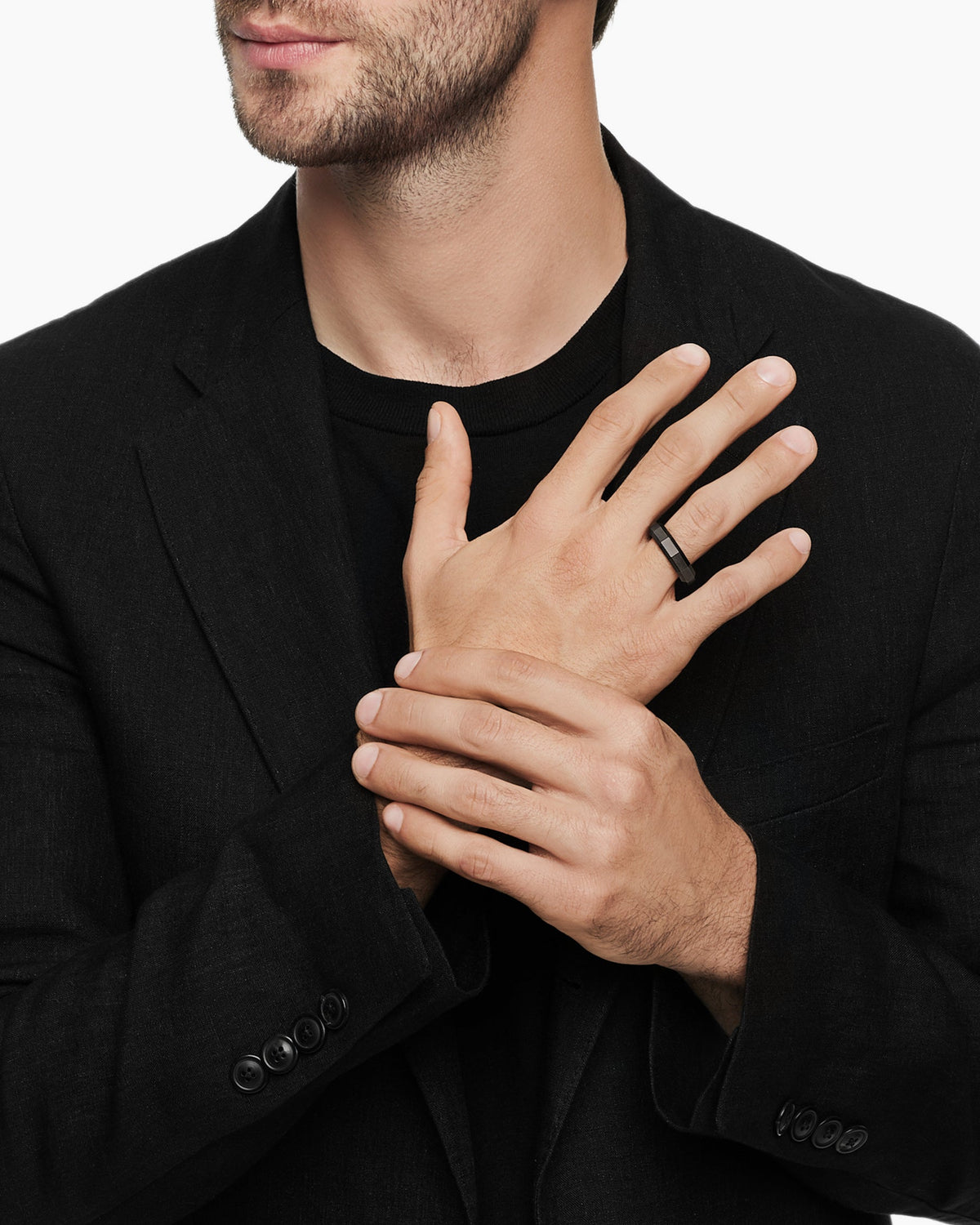 David Yurman Faceted Band Ring David Yurman Men’s|Wedding