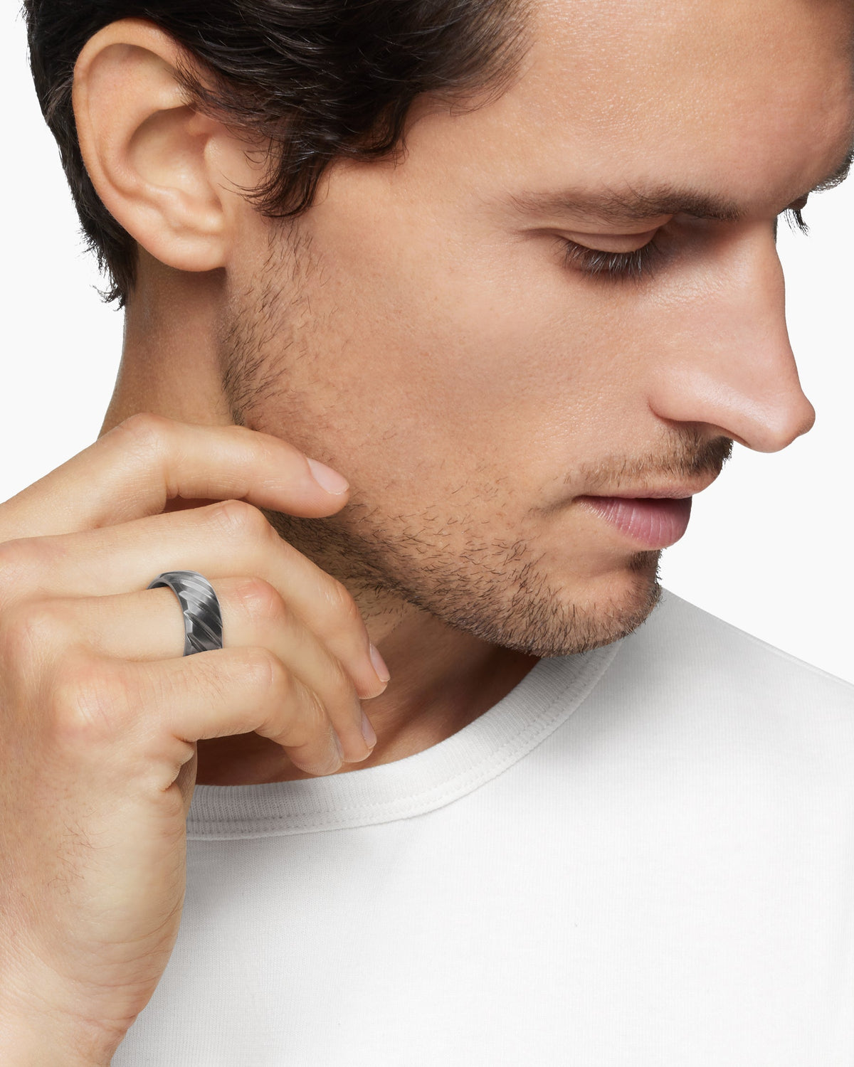 David Yurman Modern Cable Band Ring David Yurman Men’s|Wedding