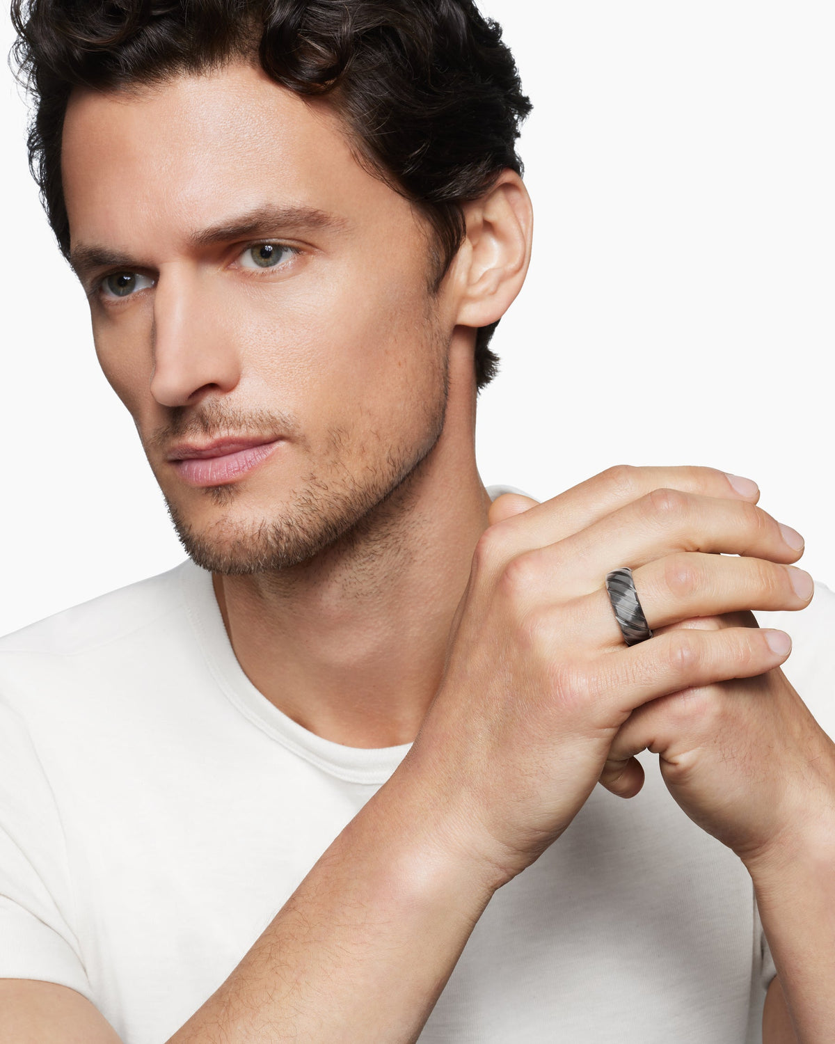 David Yurman Modern Cable Band Ring David Yurman Men’s|Wedding