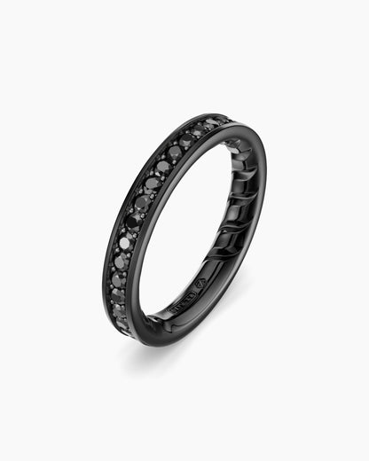 David Yurman Mens Streamline® Band Ring in Black Titanium, 4mm David Yurman Men’s|Wedding