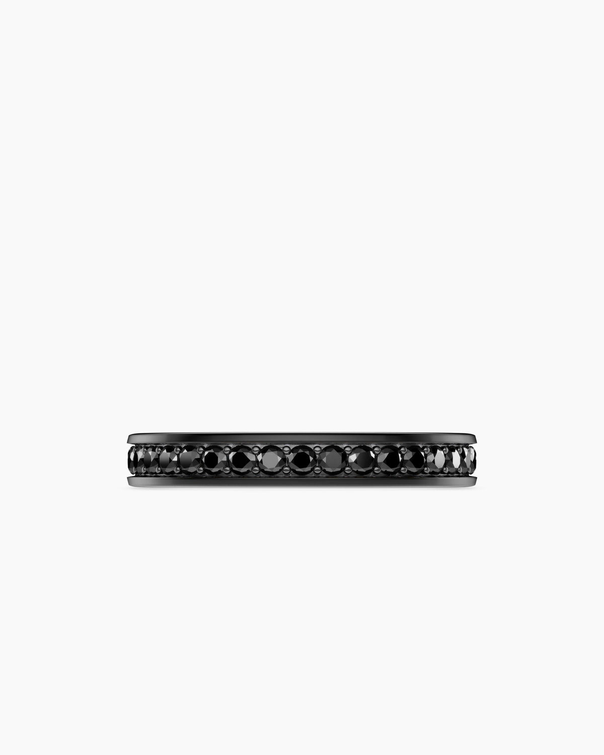 David Yurman Mens Streamline® Band Ring in Black Titanium, 4mm David Yurman Men’s|Wedding