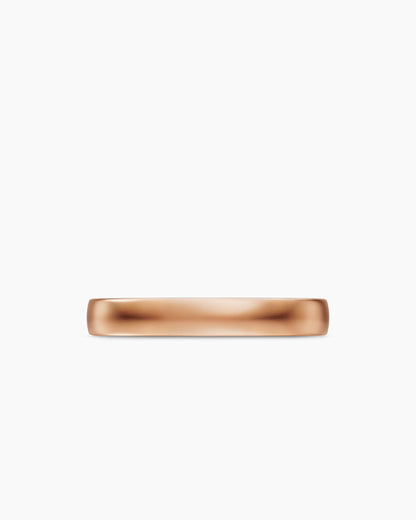 David Yurman Mens Streamline® Band Ring in 18K Rose Gold, 4mm David Yurman Men’s|Wedding