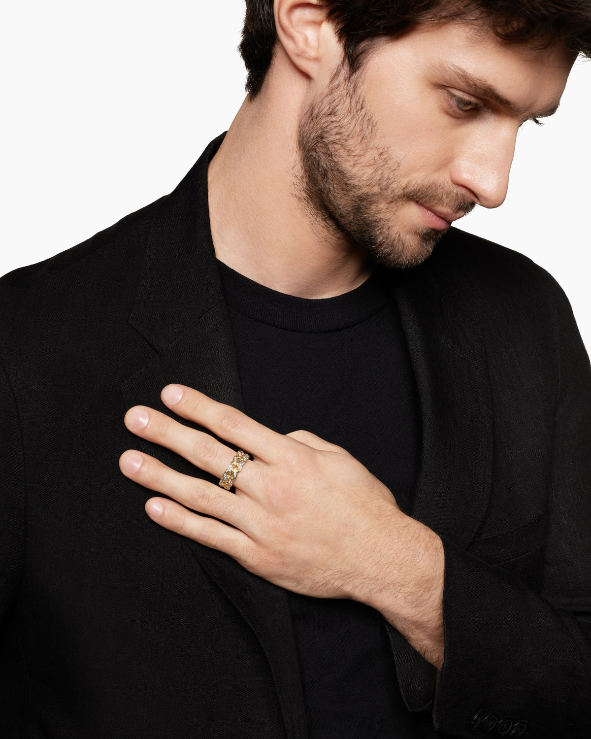 David Yurman Curb Chain Band Ring David Yurman Men’s