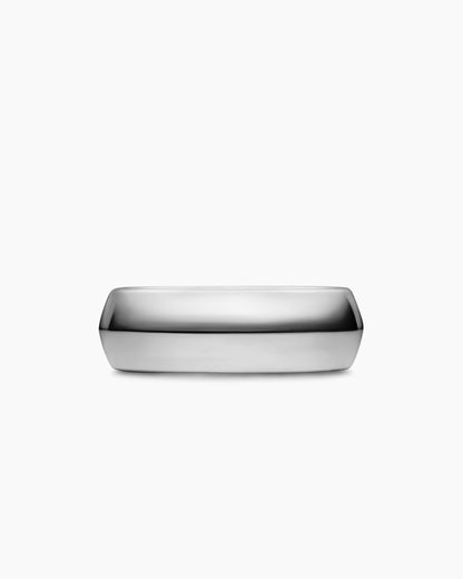 David Yurman Mens Knife Edge Band Ring in Platinum, 8mm David Yurman Men’s|Wedding