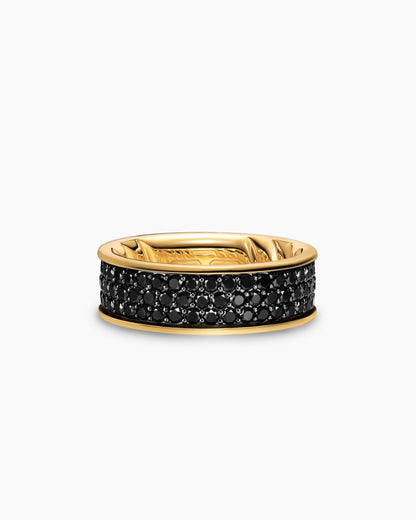 David Yurman Mens Streamline Band Ring in 18K Yellow Gold, 7.6mm David Yurman Men’s|Wedding