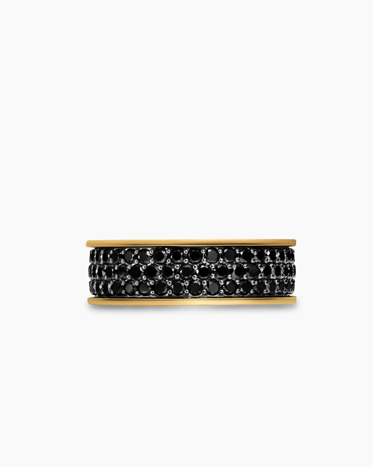 David Yurman Mens Streamline Band Ring in 18K Yellow Gold, 7.6mm David Yurman Men’s|Wedding