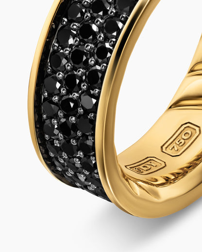 David Yurman Mens Streamline Band Ring in 18K Yellow Gold, 7.6mm David Yurman Men’s|Wedding