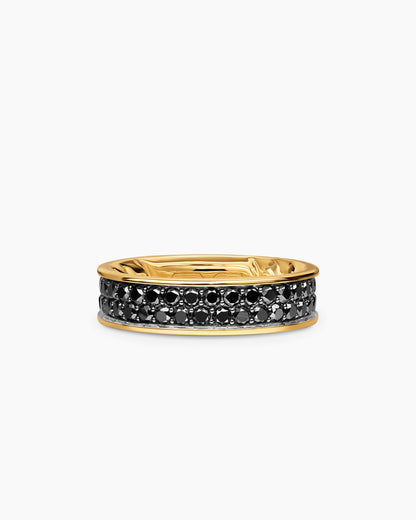 David Yurman Mens Streamline Band Ring in 18K Yellow Gold, 6.2mm David Yurman Men’s|Wedding