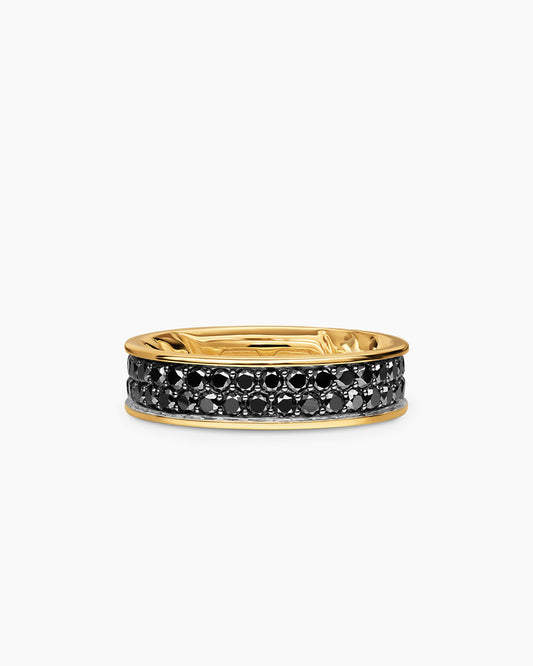 David Yurman Mens Streamline Band Ring in 18K Yellow Gold, 6.2mm David Yurman Men’s|Wedding