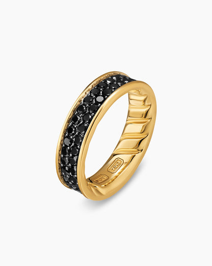 David Yurman Mens Streamline Band Ring in 18K Yellow Gold, 6.2mm David Yurman Men’s|Wedding