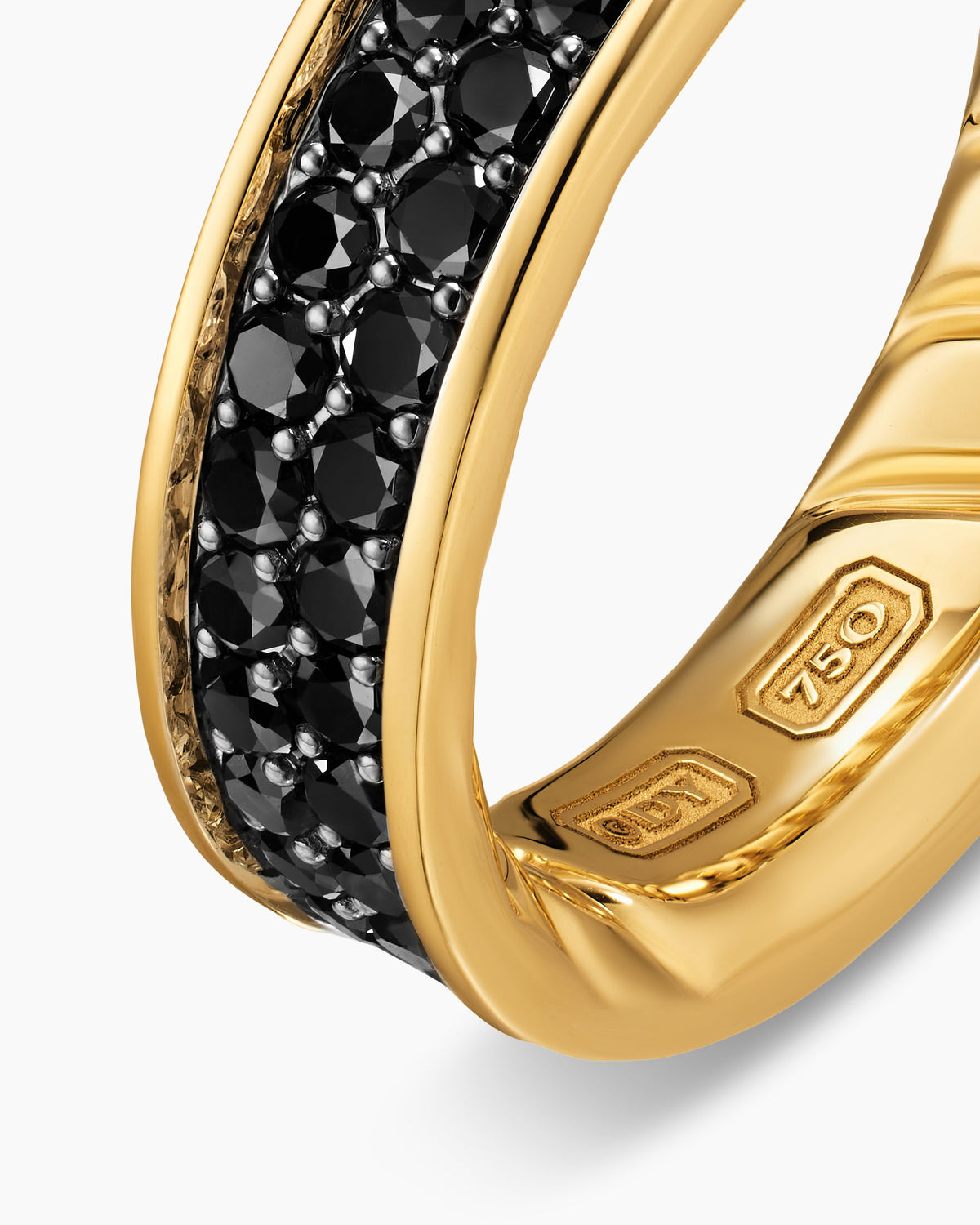 David Yurman Mens Streamline Band Ring in 18K Yellow Gold, 6.2mm David Yurman Men’s|Wedding